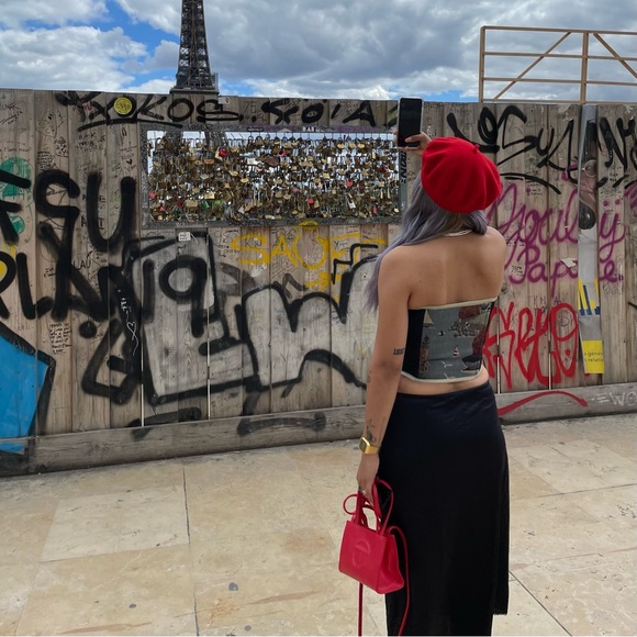 Red small telfar bag - Picture 4 of 4